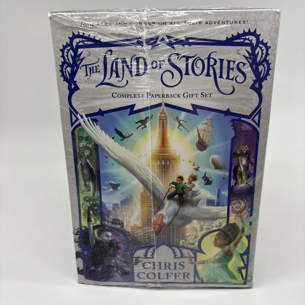 The Land of Stories Gift Set by Chris Colfer, Paperback Fantasy Age 9-12 6 Books